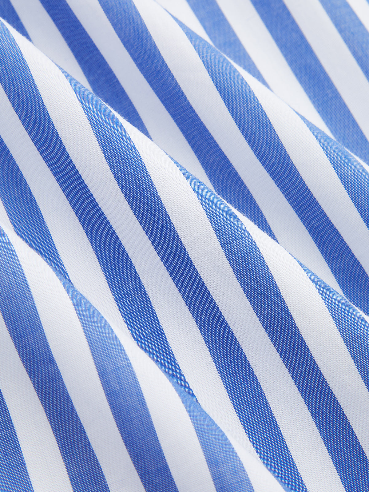 Striped Cut-Out Shirt Midi Dress