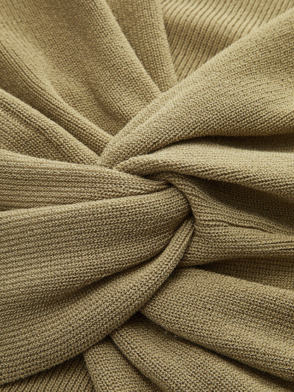 Knit Twist-Front Tank Top
