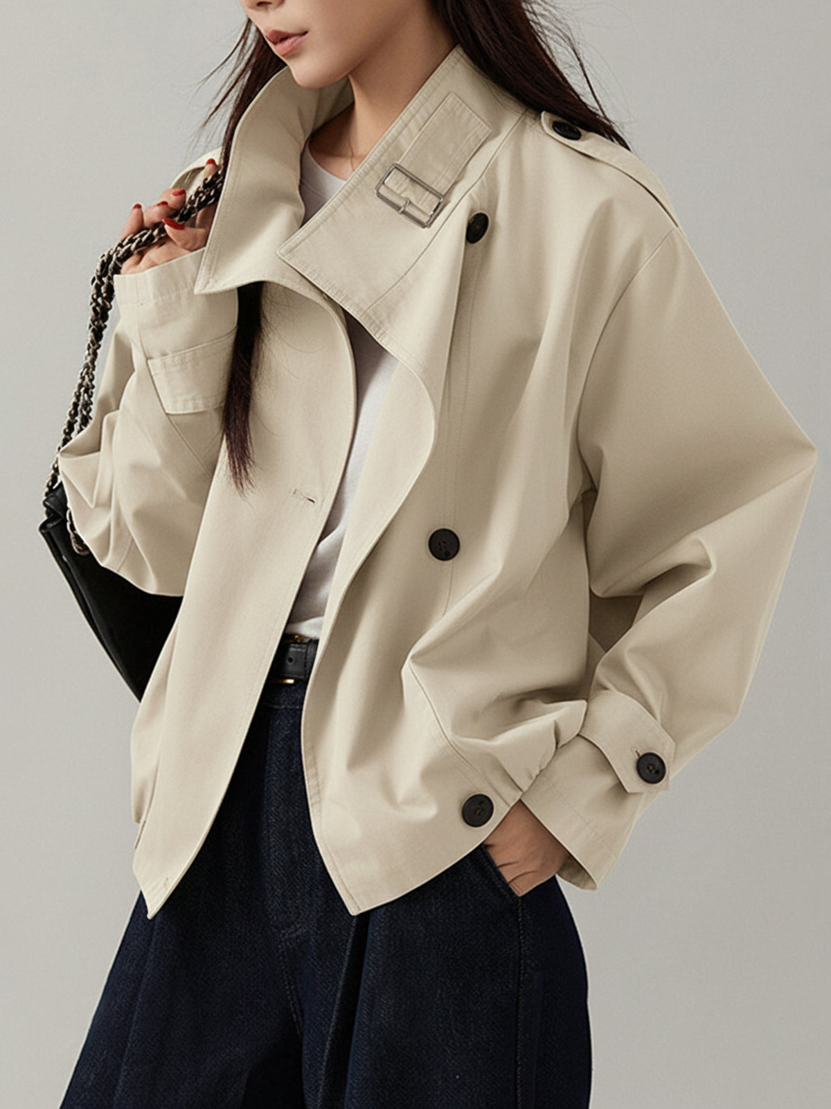 Vintage Loose Trench Coat
