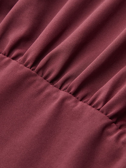 Asymmetrical Off-Shoulder Button Detail Top