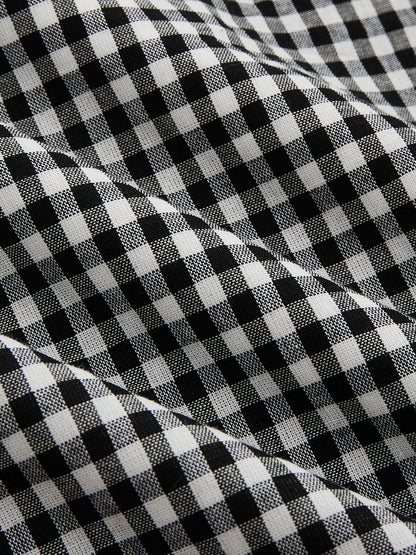 Gingham Cotton Cami Maxi Dress
