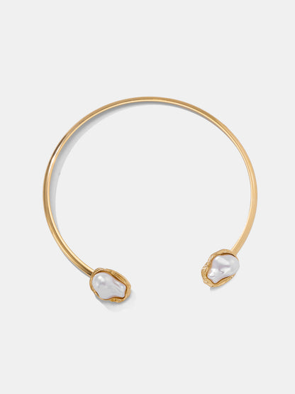 Baroque Pearl Open Choker Necklace
