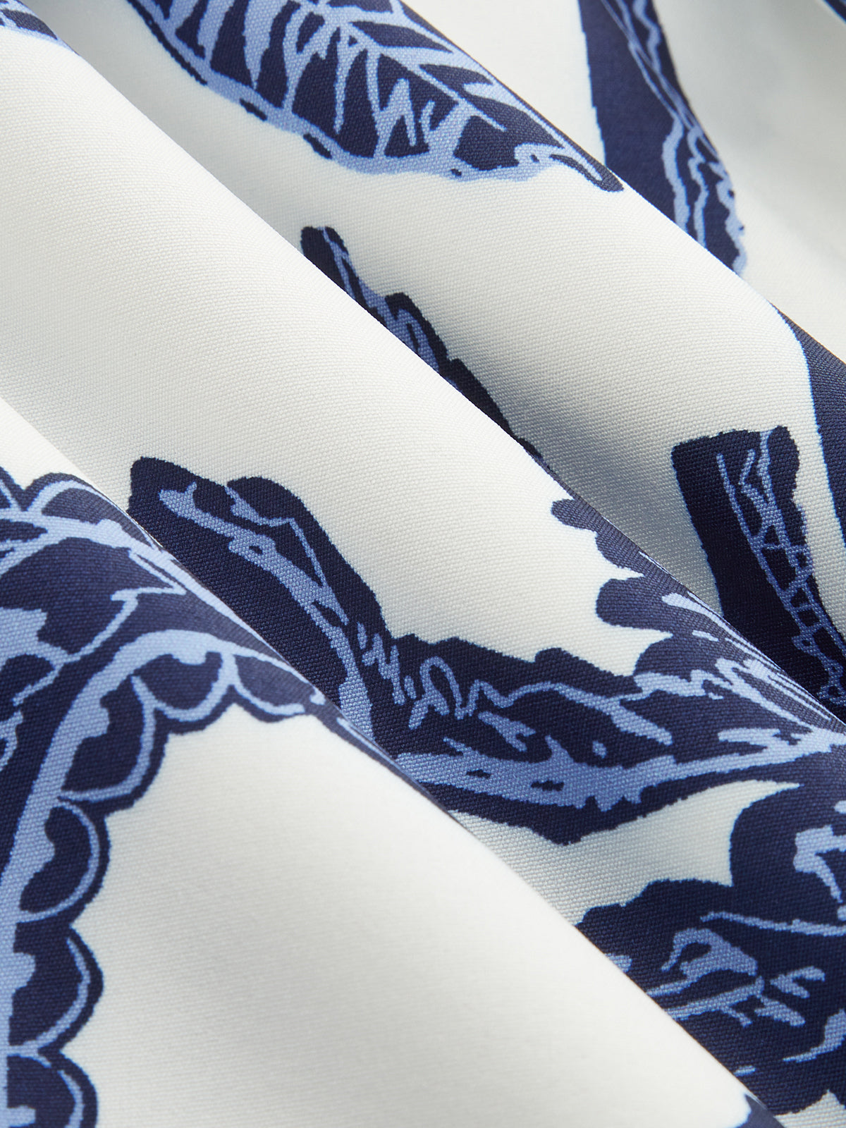 Printed Tie-Shoulder Top & Elastic Waist Pants Set
