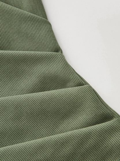 Ruched Mock Neck Short Sleeve Top