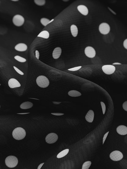 Polka Dot Bow Tie Halter Top