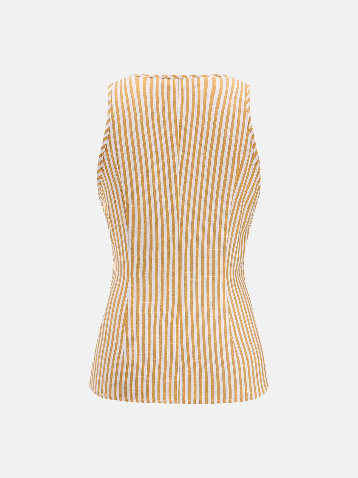 Ring Detail Striped Sleeveless Top