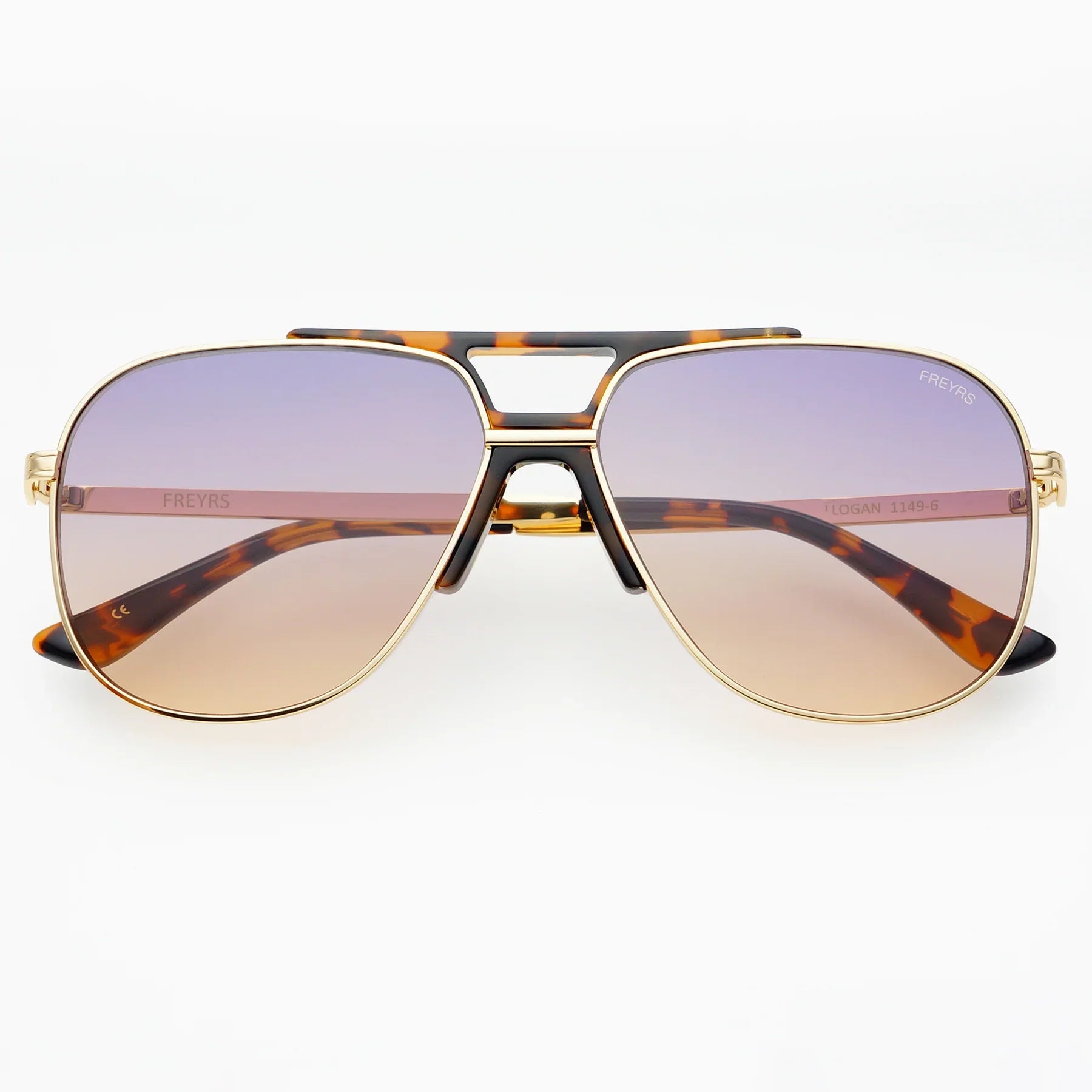 FREYRS Logan Sunglasses WHS - New - Tortoise / Sunrise