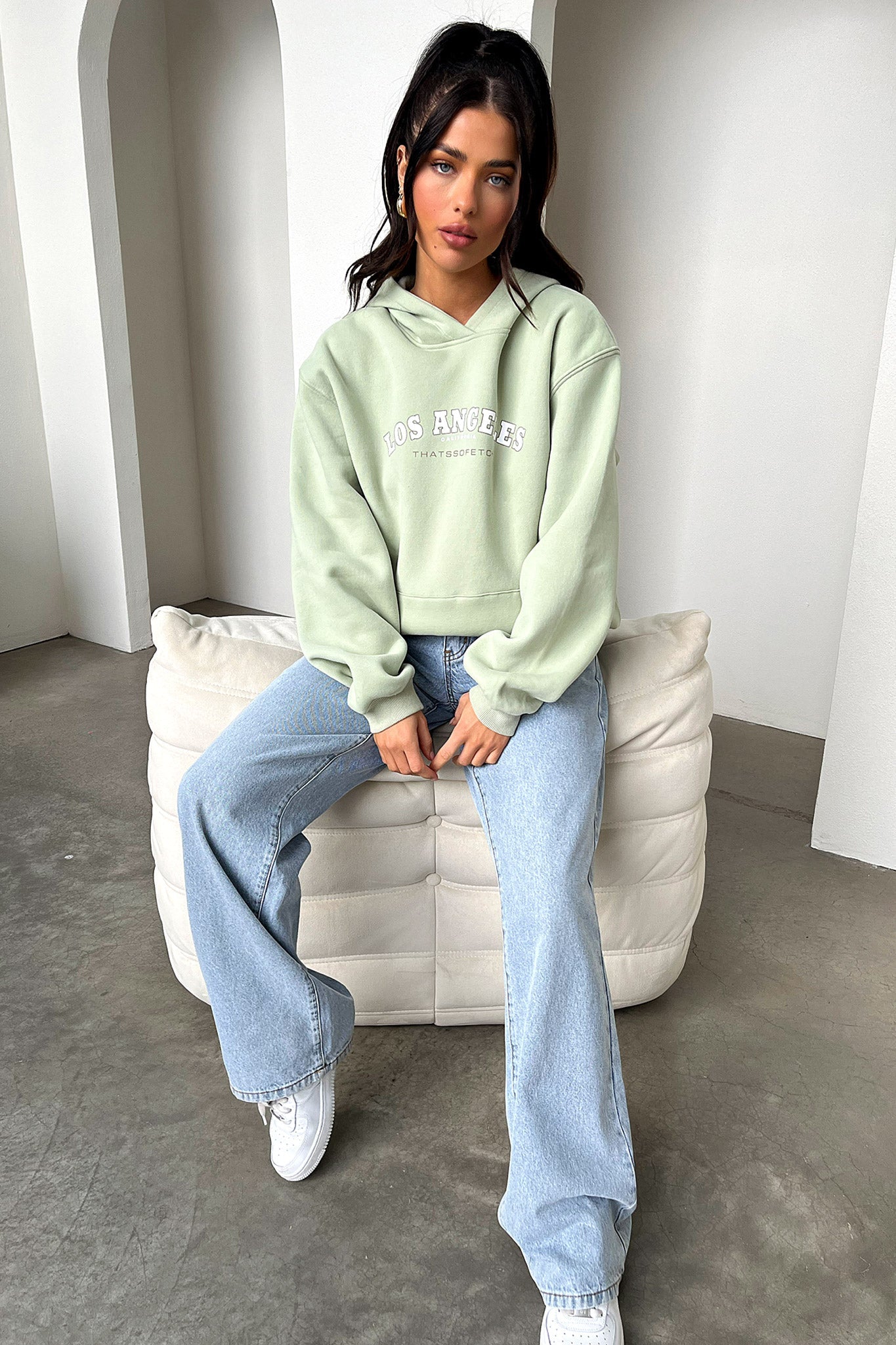 Los Angeles Hoodie - Sage