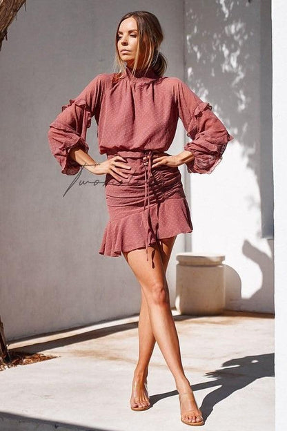 Piper Dress - Mauve
