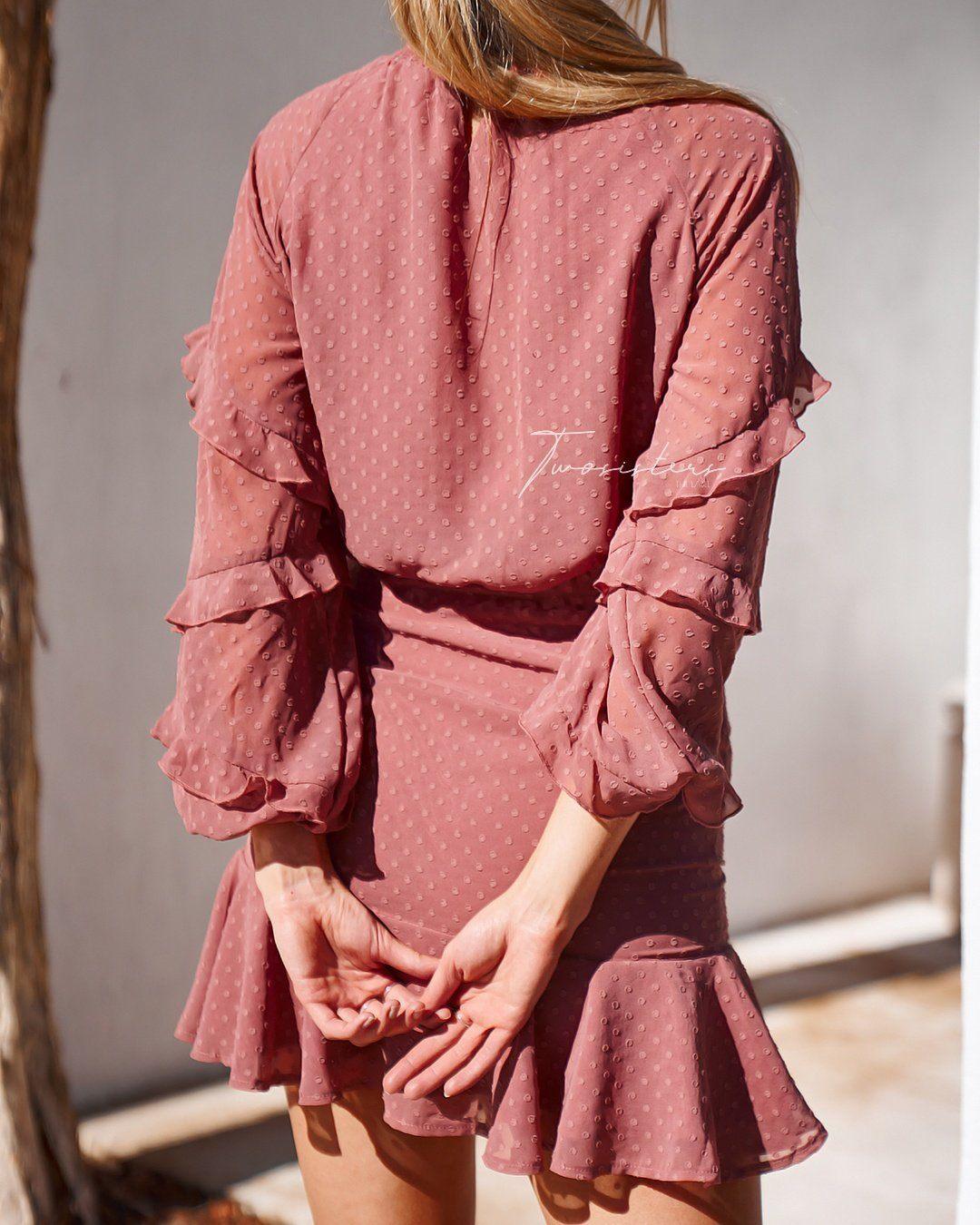 Piper Dress - Mauve