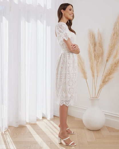 Remie Dress - White