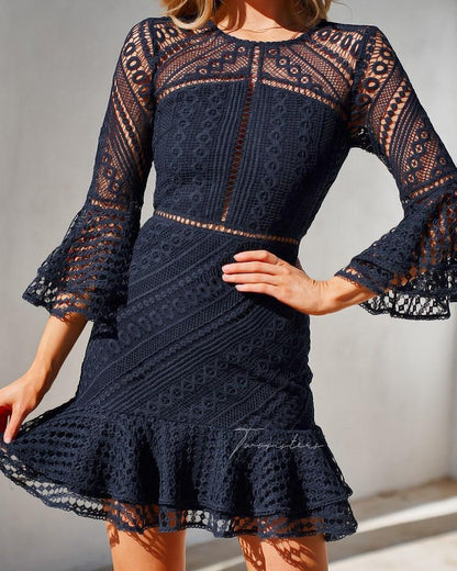Stacey Dress - Navy
