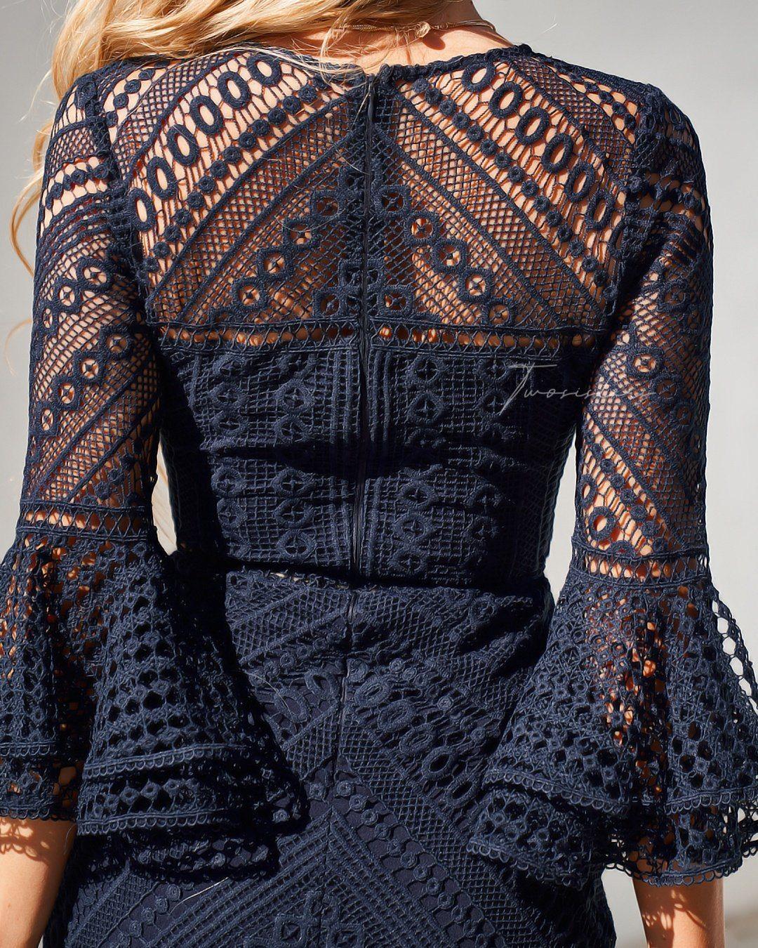 Stacey Dress - Navy